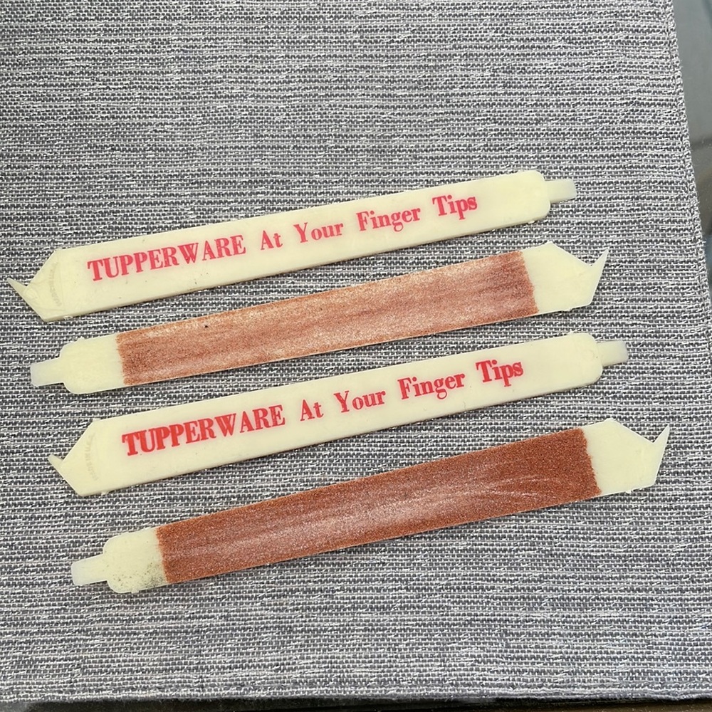 1960s Vintage TUPPERWARE Nail Files